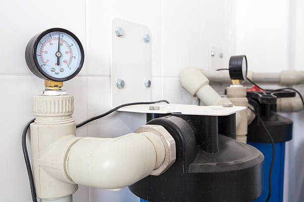 istock Thermometer in boiler room 485368336