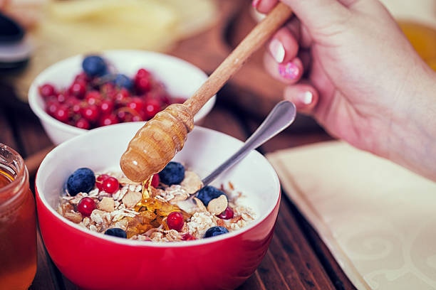 istock Young Happy Family Having Breakfast 485370654