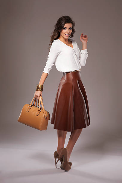 istock Leather bag and leather skirt and I am ready 485371332