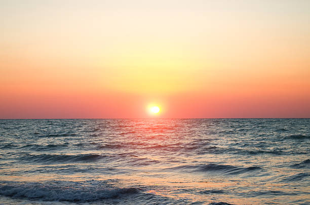 istock sea against the sunset sky. 485371593