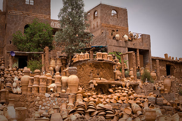 istock Clay pots Seller 485372523