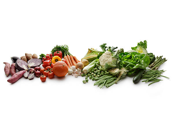 istock Vegetables: Variety Of Vegetables Isolated on White Background 485373032