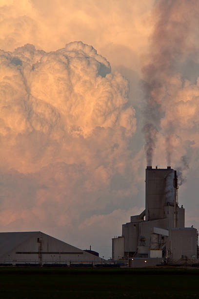 istock Cumulonimbus clouds behind Saskferco potash plant 485373497