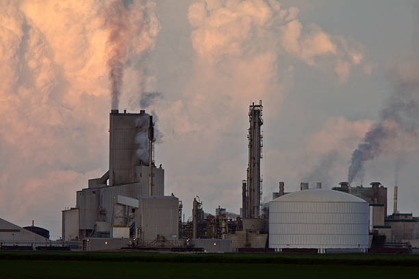 istock Cumulonimbus clouds behind Saskferco potash plant 485373503