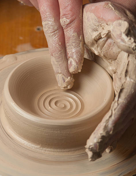 istock Hands of a potter 485374233