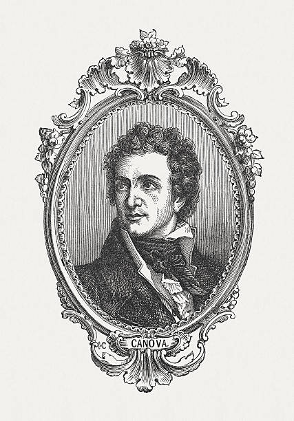 istock Antonio Canova, Italian sculptor of classicism, published in 1878 485374896