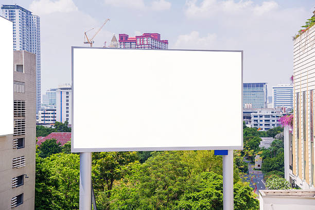istock large blank billboard with city view background 485375212