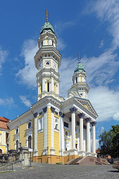 istock Holy Cross Cathedral in Uzhhorod, Ukraine 485376929