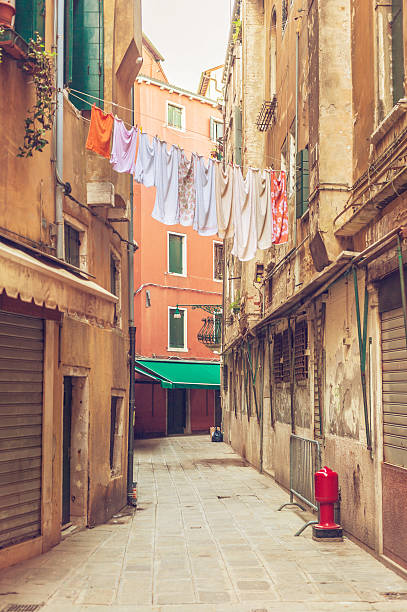 istock Unknown places and canals in Venice 485381052