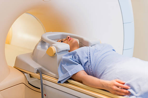 istock Woman receiving an MRI Scan. 485382326