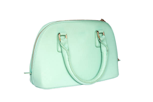 istock Green women bag isolated 485382876