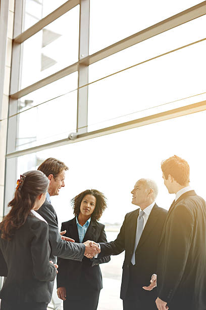 Nos alegramos de tenerla en cuenta. - foto de stock