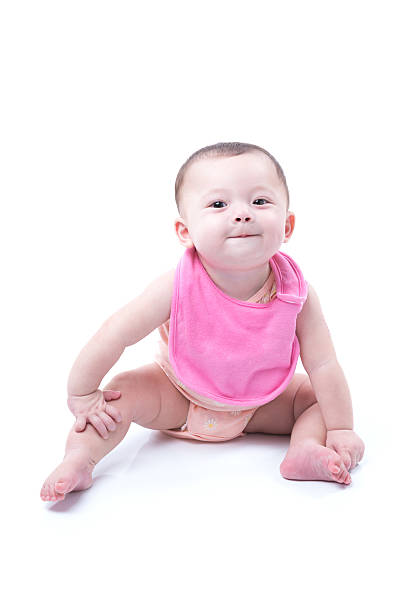 istock Cute Girl on White 485387544