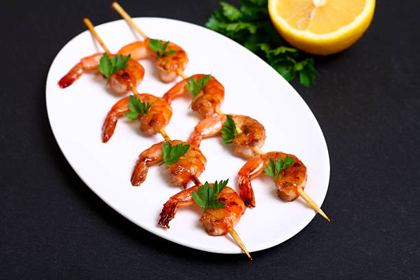 istock shrimps on the skewers 485387590