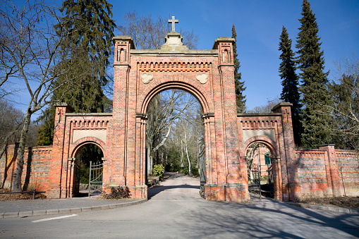 Main entrance of Nordfriedhof, Wiesbaden