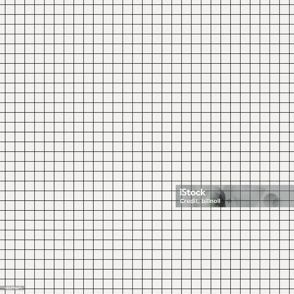 Seamless white graph paper with black lines This high resolution graph paper stock photo is ideal for backgrounds, textures, prints, websites and many other image uses! Grid Pattern Stock Photo