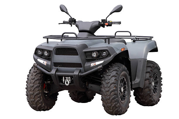 Powerful modern ATV Powerful modern ATV, isolated on white background quadbike photos stock pictures, royalty-free photos & images