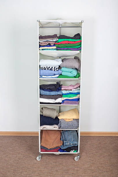 istock wardrobe on wheels against the wall 485403180
