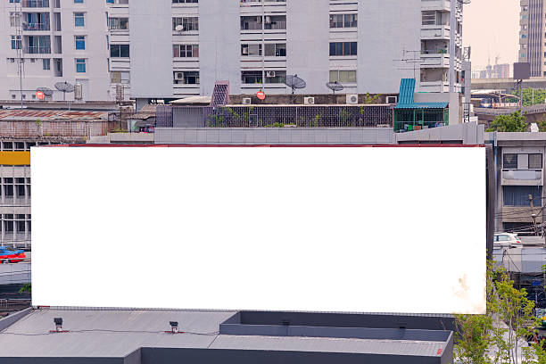 istock large blank billboard with city view background 485403200