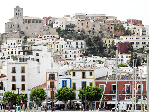 Bâtiments de la ville d'Ibiza - Photo