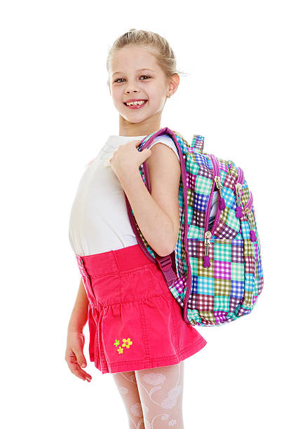 istock girl carries a schoolbag 485404772