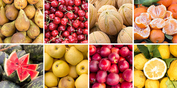 istock Collage of fresh fruits 485406476