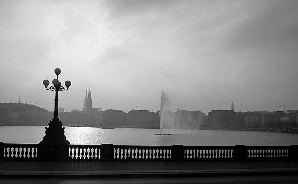 istock River canal in Hamburg 485407463