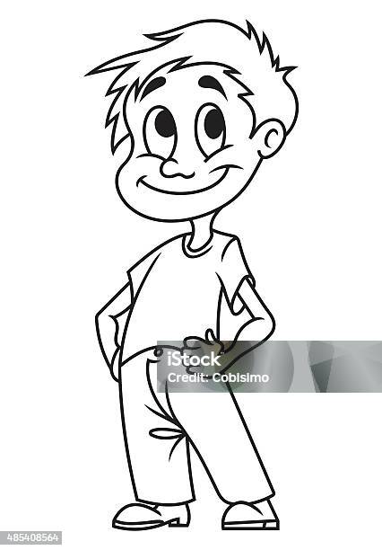 Cute Boy Stock Illustration - Download Image Now - 2015, Boys, Cartoon -  iStock