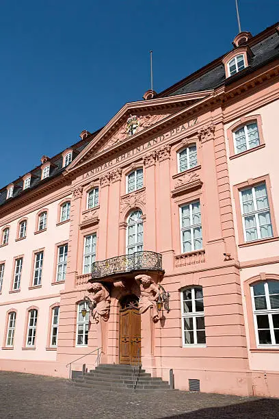 Landtag Rheinland-Pfalz - State parliament building of Rhineland-Palatinate at Mainz, Germany