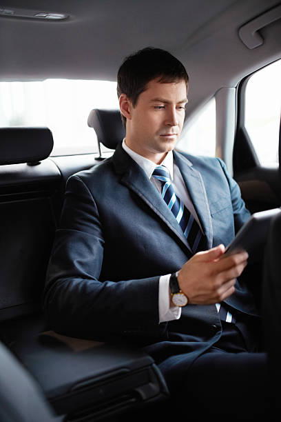 istock Businessman in a car 485409523