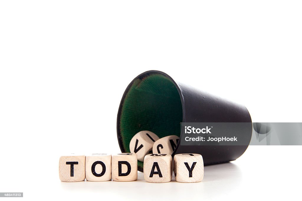 dices goodday em - Foto de stock de Acaso royalty-free