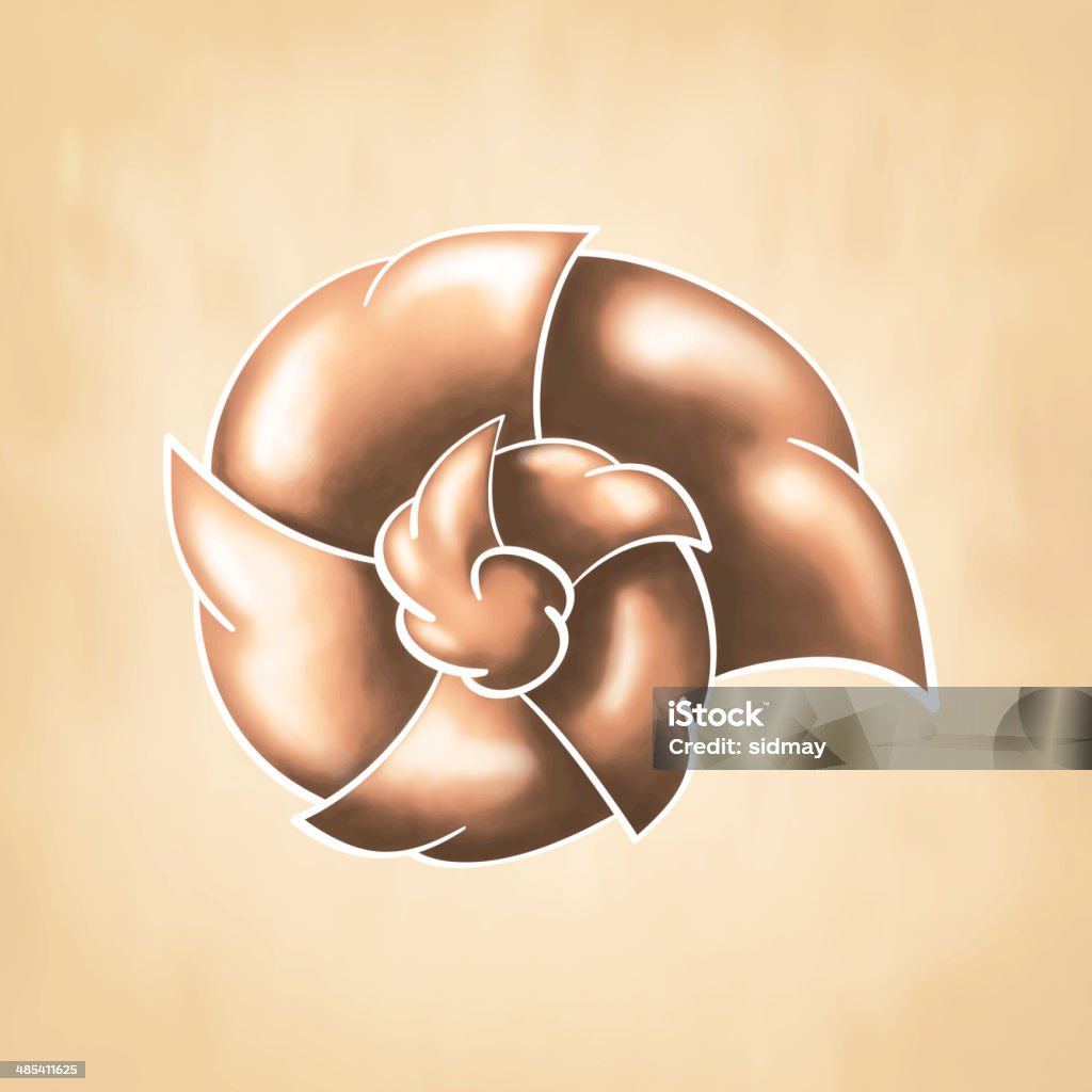 ベクトル抽象的なチョコレート蝸牛 - くしゃくしゃのロイヤリティフリーベクトルアート