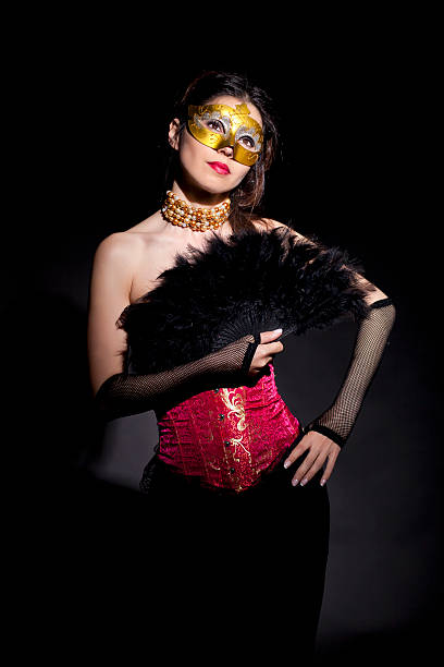istock Mysterious masked woman 485412753