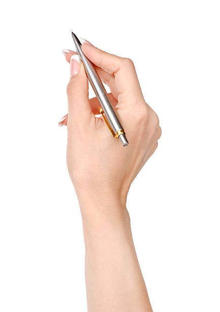istock Pen in woman hand. 485413928
