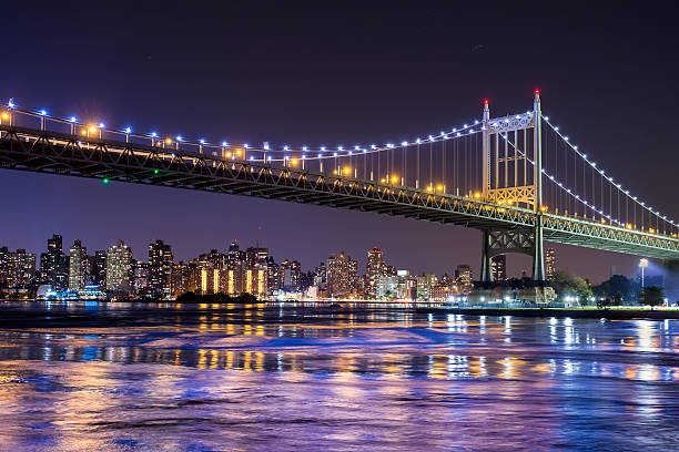 ponte de queensboro de nova iorque - queensborough bridge imagens e fotografias de stock