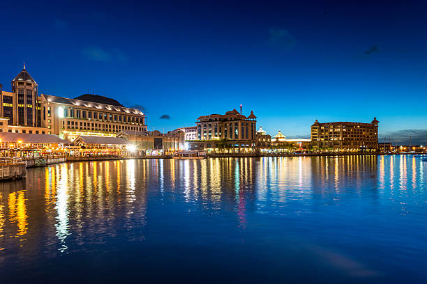 istock Port Louis Night Reflections Mauritius Island 485417960