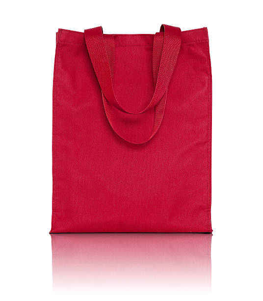 istock red shopping fabric bag 485421538