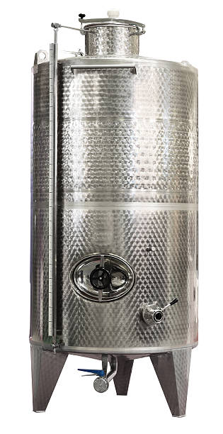 istock Modern stainless steel barrel 485422358