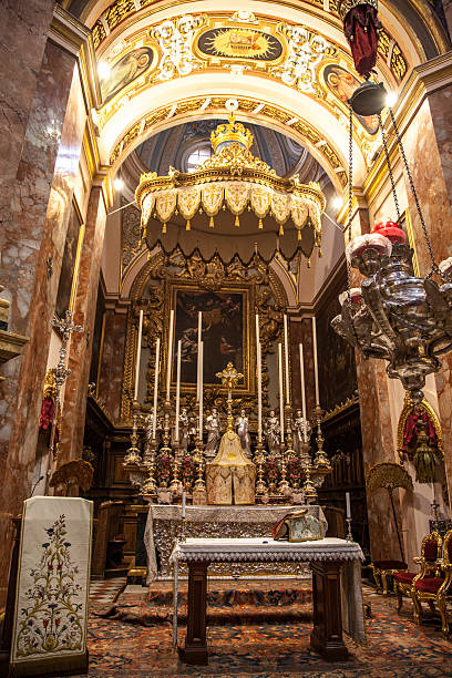 istock Interior of church 485422896