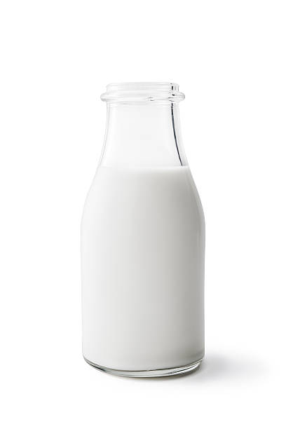 牛乳瓶 - 牛乳ビン ストックフォトと画像
