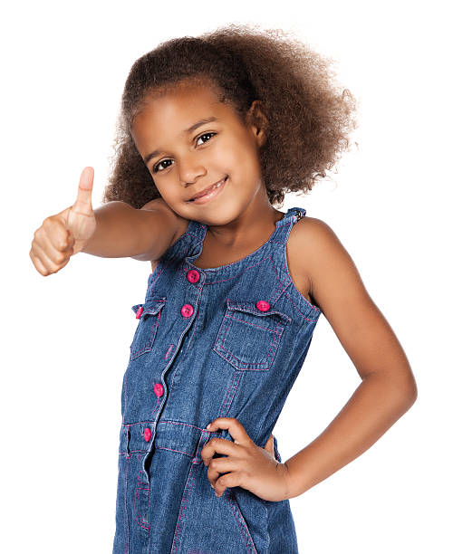 istock Cute african girl 485428003