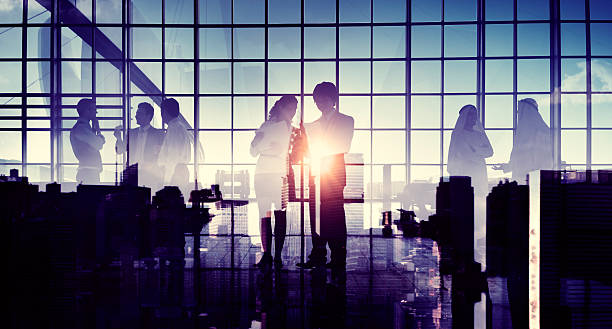istock Business Professional Communication Office Cityscape Concept 485430686
