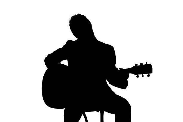 istock Silhouette of Guitarist 485433952