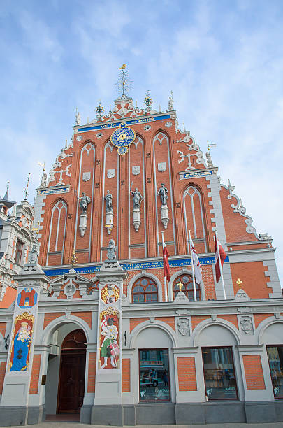 istock St. Peter Church, House Blackheads Square(oldtown) Riga, Latvia 485434028