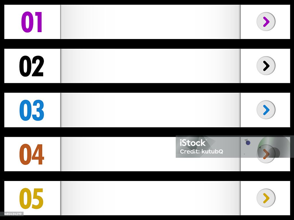 moderne Infografik Optionen Banner - Lizenzfrei Broschüre Stock-Foto