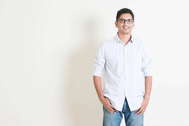 istock Casual business Indian man portrait 485434224