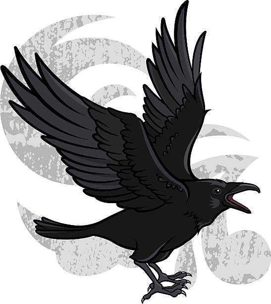 1,600+ Raven Pattern Stock Illustrations, Royalty-Free Vector Graphics ...
