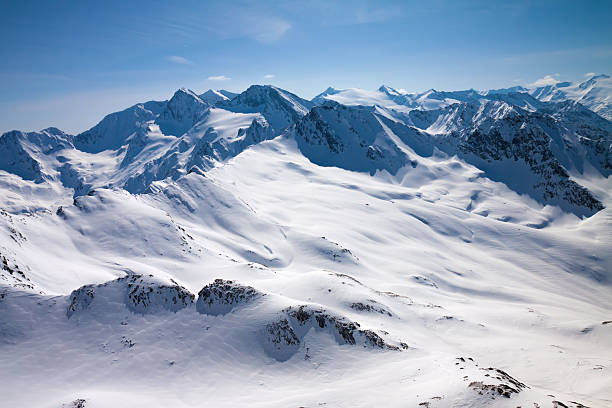 istock Winter snow covered mountain peaks in Austrian alps 485434936