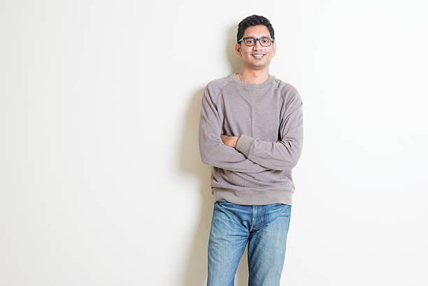 istock Casual Indian man portrait 485435222