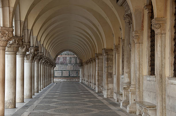 istock Colonnade, Doge's Palace, Venice, Italy 485435560